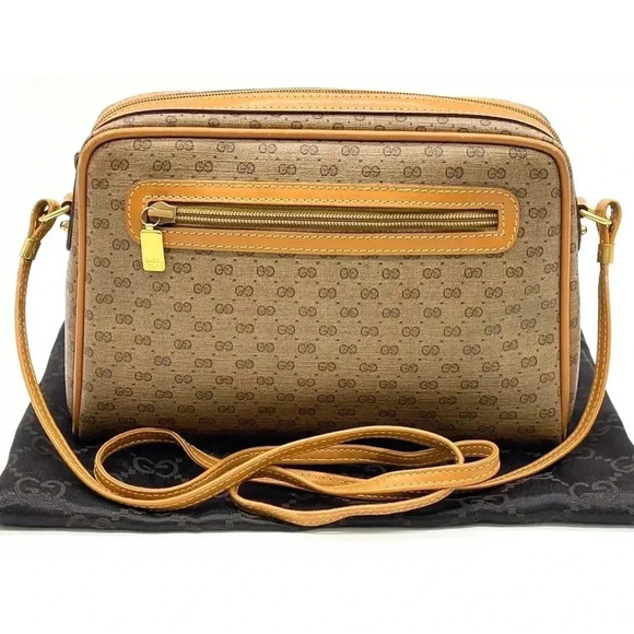 Authentic GUCCI GG Micro Beige Shoulder Bag - Picture 2 of 15